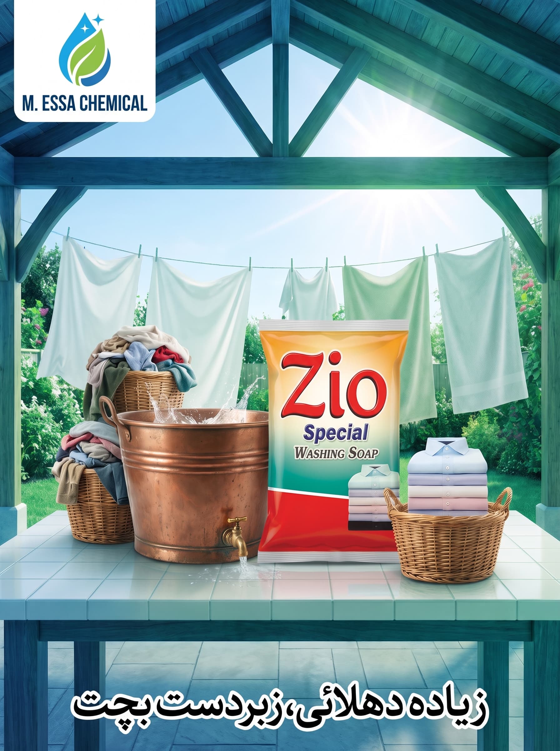 Zio Special Washing Soap Bar for Washing Clothes and Household Fabrics