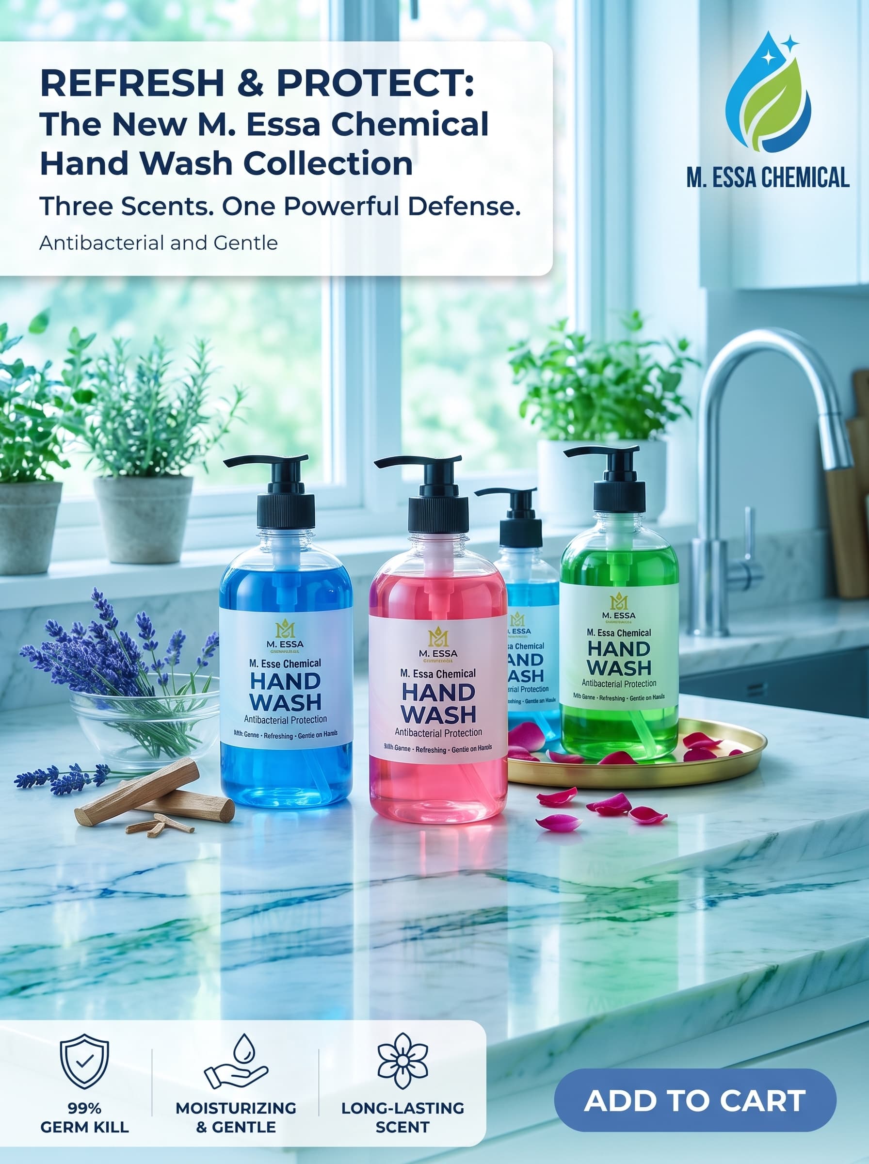 Premium Liquid Hand Wash Bottle for Daily Hand Hygiene