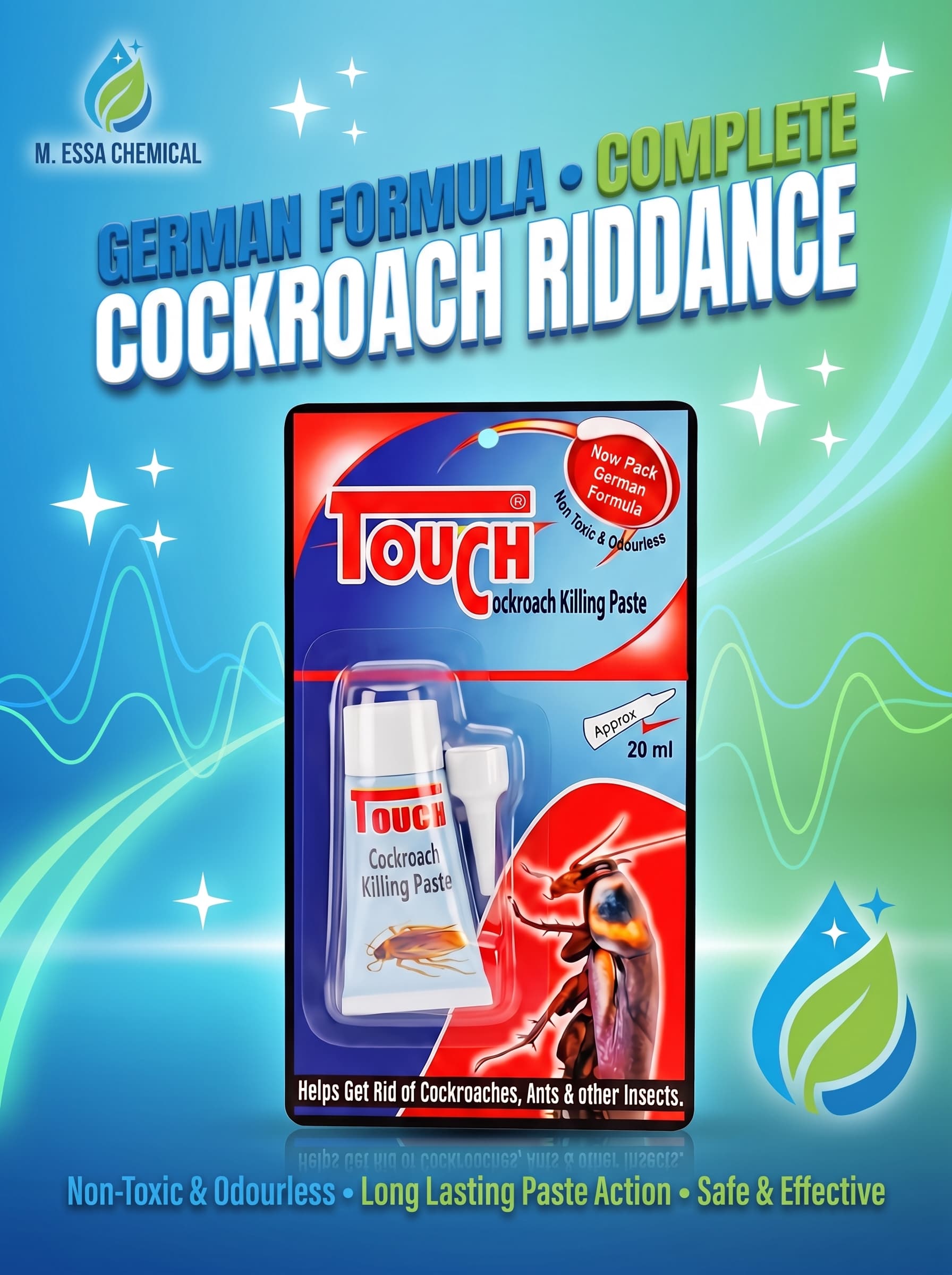 Touch Cockroach Killing Paste (German Formula)