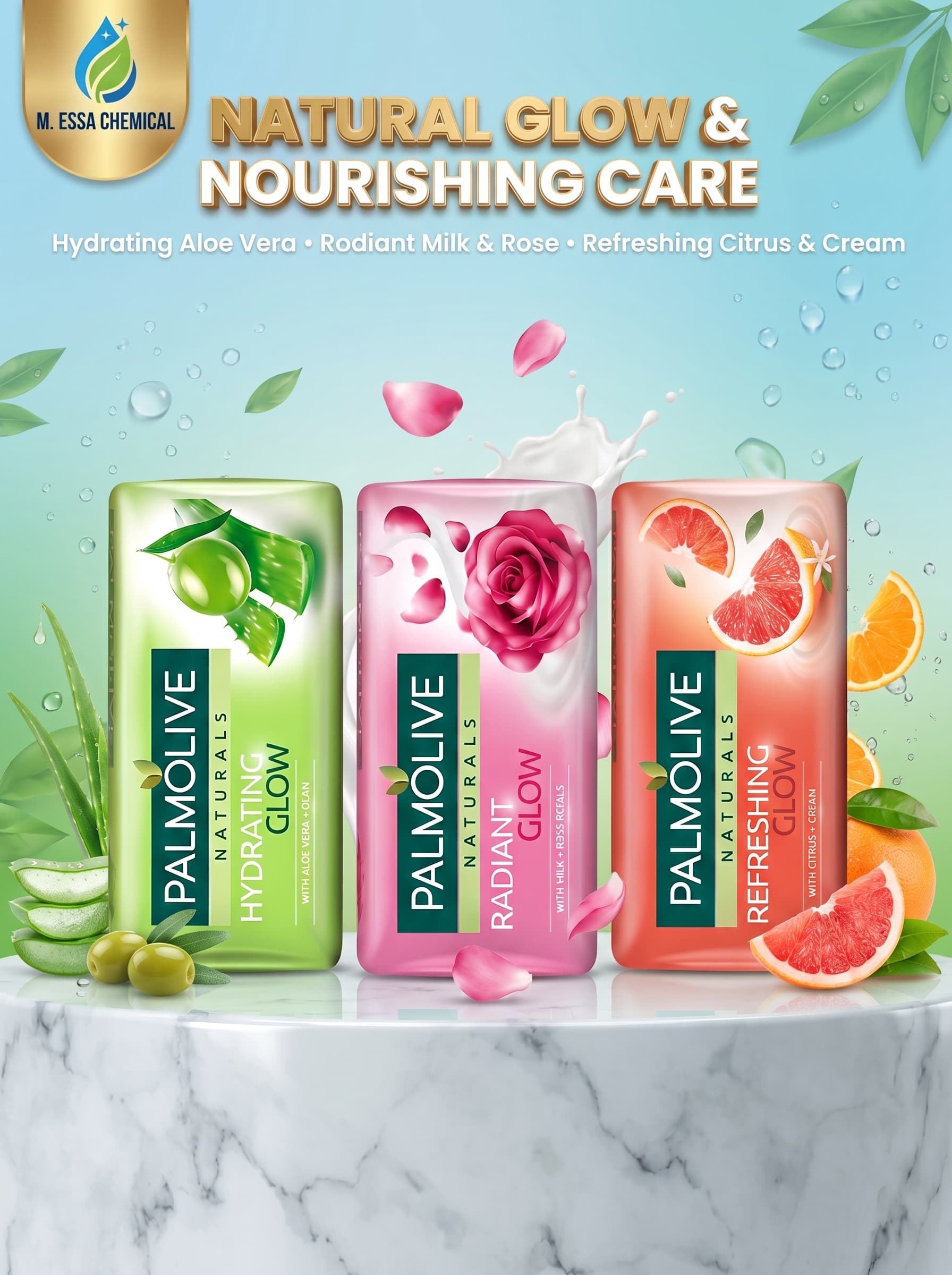 Palmolive Naturals Beauty Soap (Hydrating / Radiant / Refreshing)
